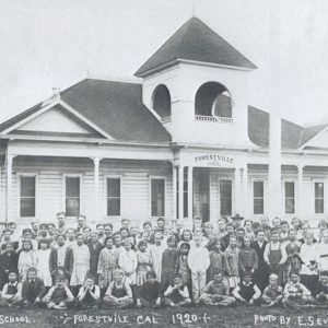 Forestville Elementary School Built in1899 and Burned to the Ground in 1934