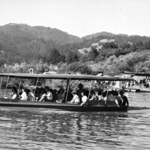 Bid Green's Boat on the Russian River Near Monte Rio, Circa 1949