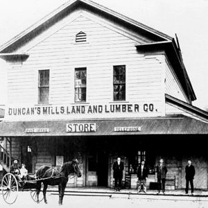 Duncan's Mills Land and Lumber Company Store, Post Office and Telephone Service