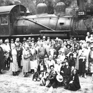 Last Day of Service on Number 223 Train, Circa1933