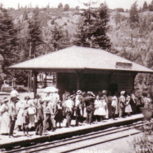 Mesa Grande Train Station in Monte Rio