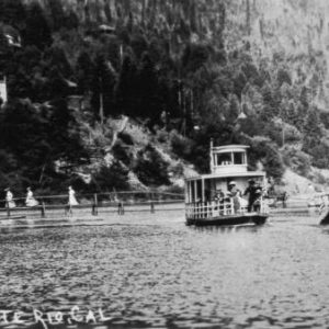 Paddle Boat on the Russian River Near Monte Rio in 1906