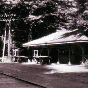 Luggage Carts at Rio Nido Train Station