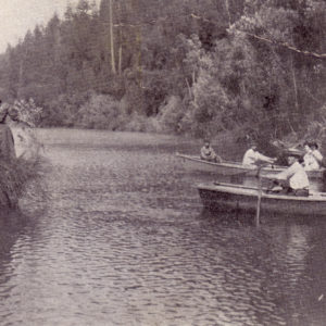 Canoes on the Russian River near Hilton Beach 1938