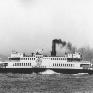 Very Large Cazadero Northwestern Pacific Ferry Boat on the Russian River