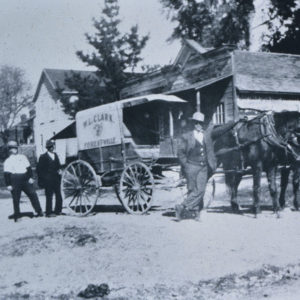 W.L. Clark Forestville Horse and Buggy Wagon