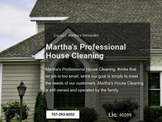 Martha's Professional House Cleaning