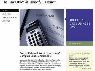 The Law Office of Timothy J Hannan Real Estate Law | Corporate And Business | Construction Law | Mediation And Arbitration